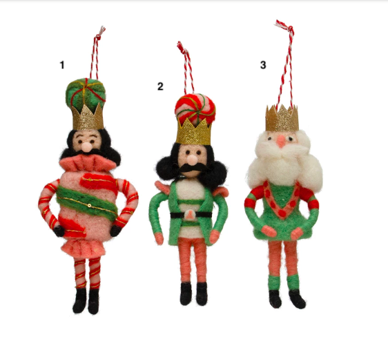 Felt Nutcracker Ornament