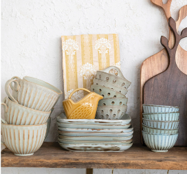 Stoneware Bird Pitcher