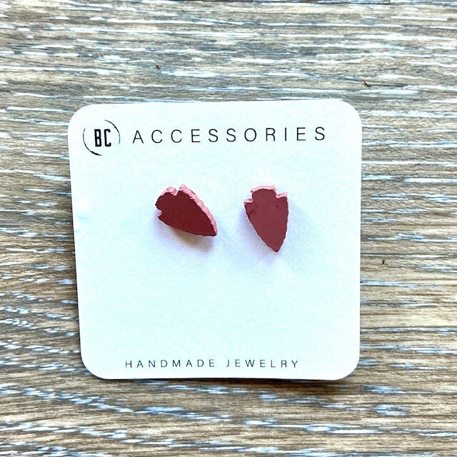 Concrete Arrowhead Earrings
