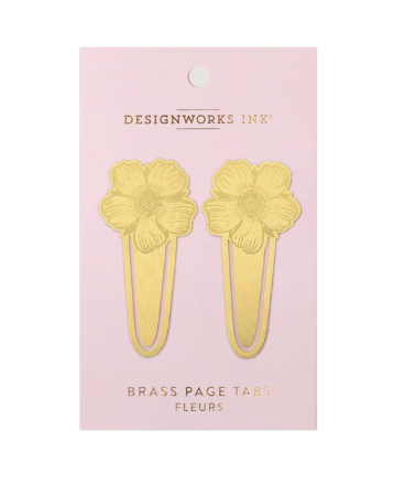Flower Metal Page Tabs