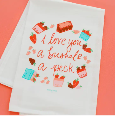 Bushel &amp; A Peck Tea Towel