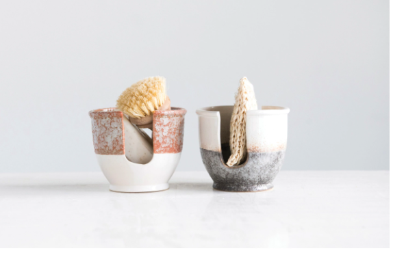Stoneware Sponge Holder