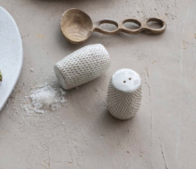 Stoneware S&amp;P Shakers