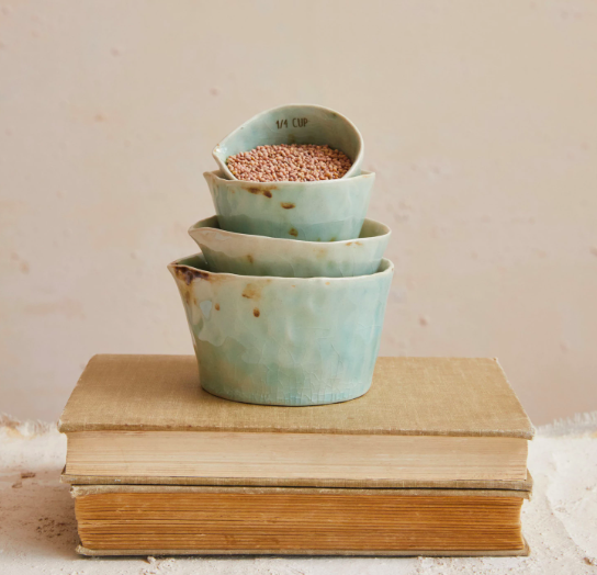 Reactive Glaze Measuring Cups