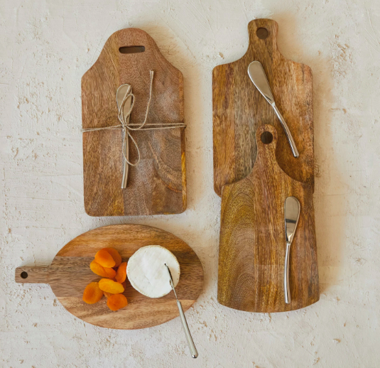 Mango Cutting Board w/Knife