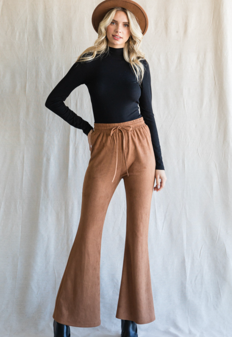 Suede Flare Pants Suede Flare Pants