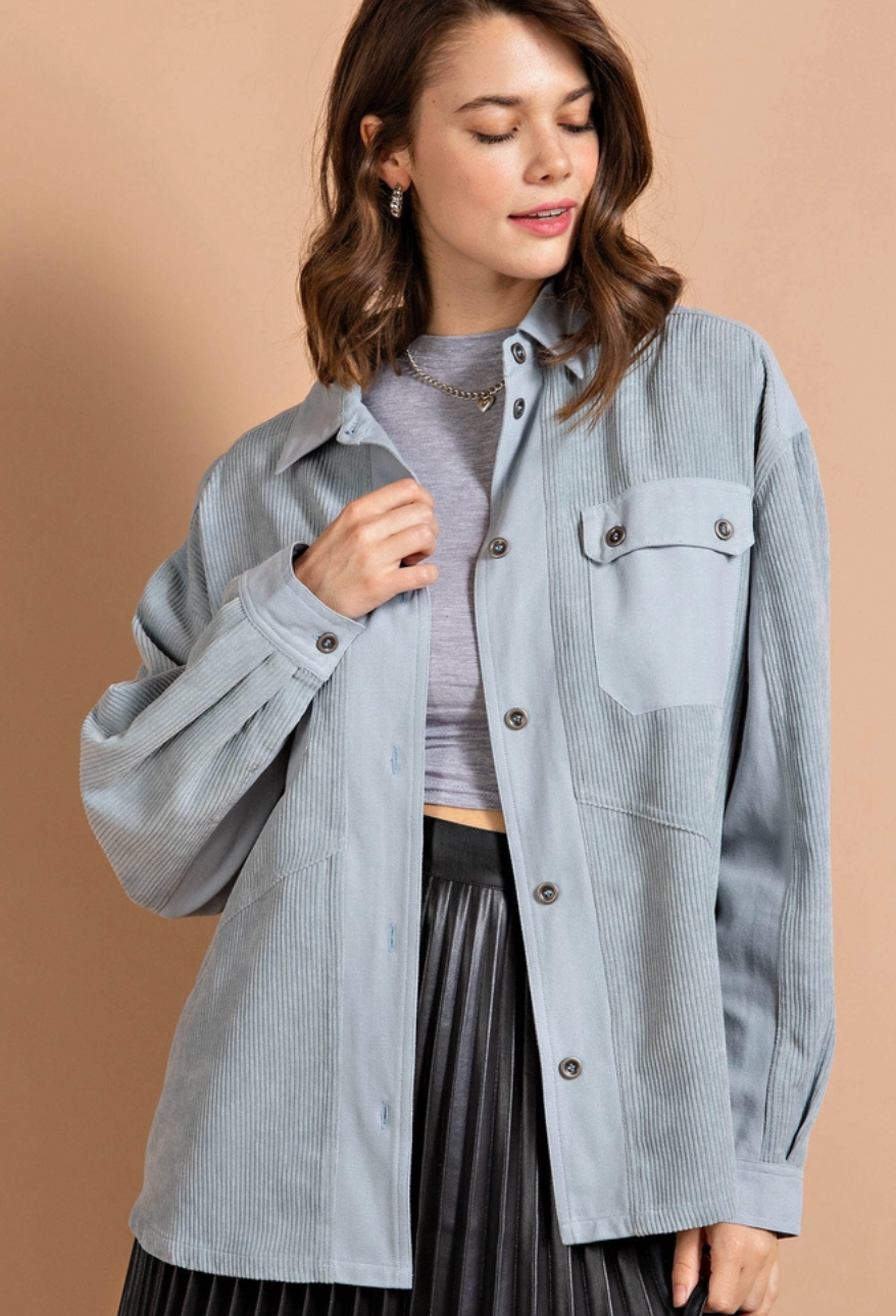 Corduroy Shirt Jacket