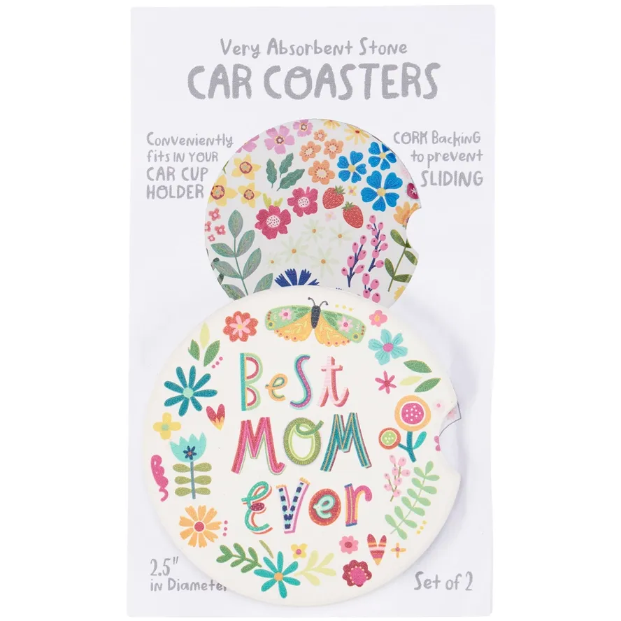 Mom Car Coasters
