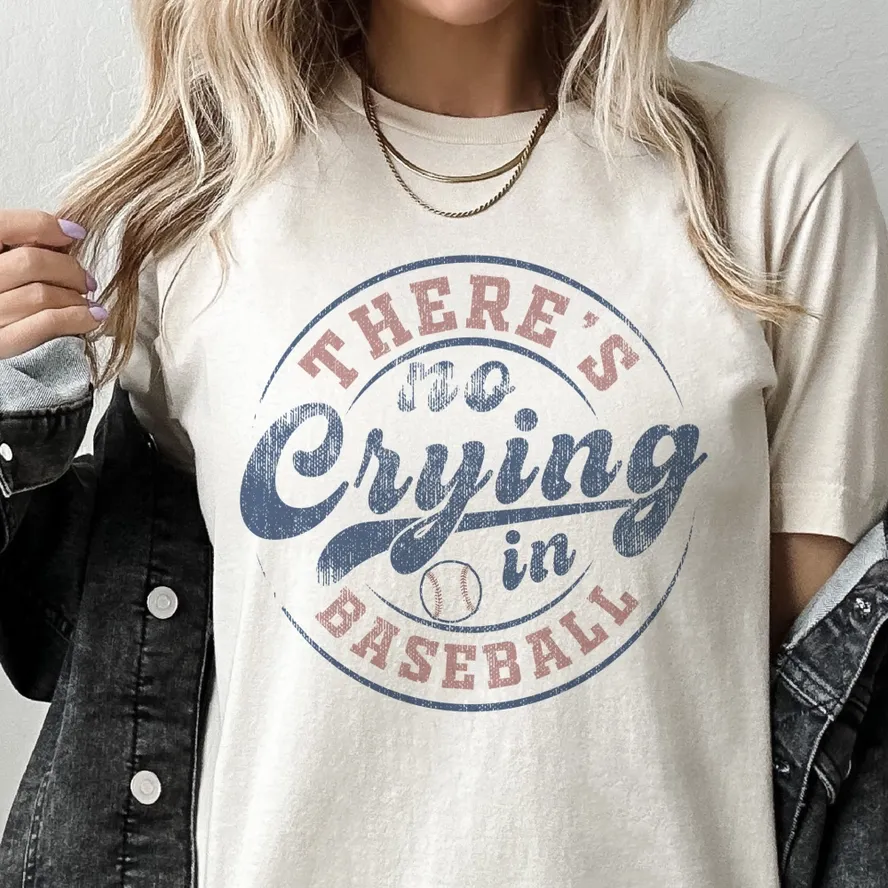 No Crying in Baseball Tee
