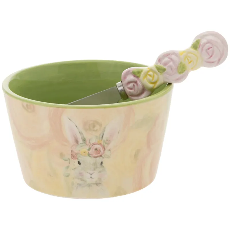 Bunny Bowl with Spreader