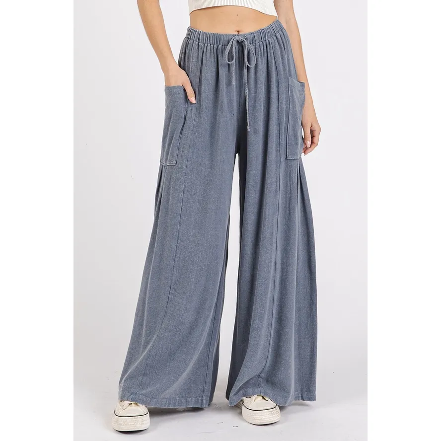 Denim Mineral Wide Leg Pant Denim Mineral Wide Leg Pant