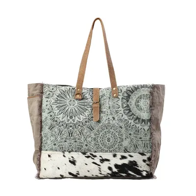 Myra Green Floral Weekender Bag