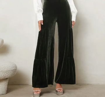 Everly Velvet Wide Leg Pants