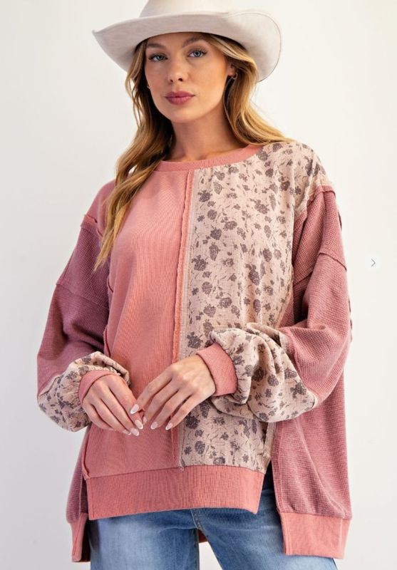 Tina Blush Knit Sweater