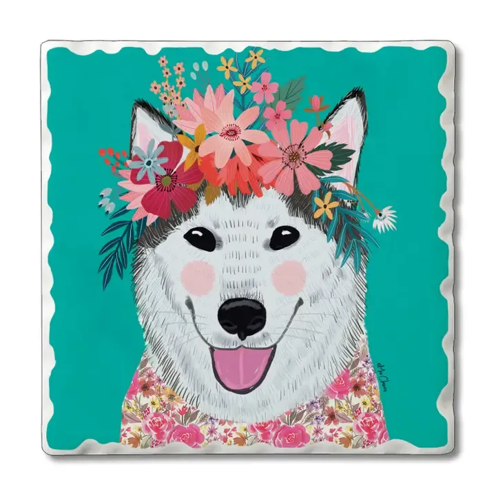 Floral Pets Coaster