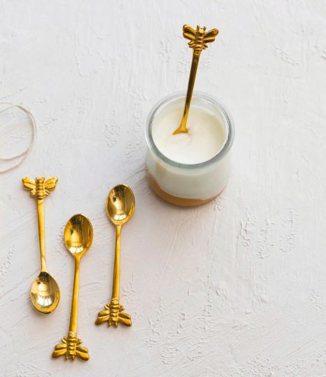 Brass Bee Spoon