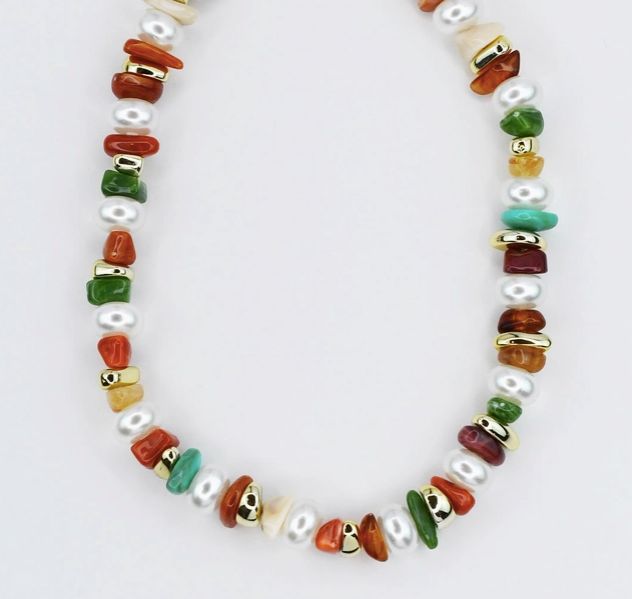 Color Crush Pearl Beaded Necklace Color Crush Pearl Beaded Necklace