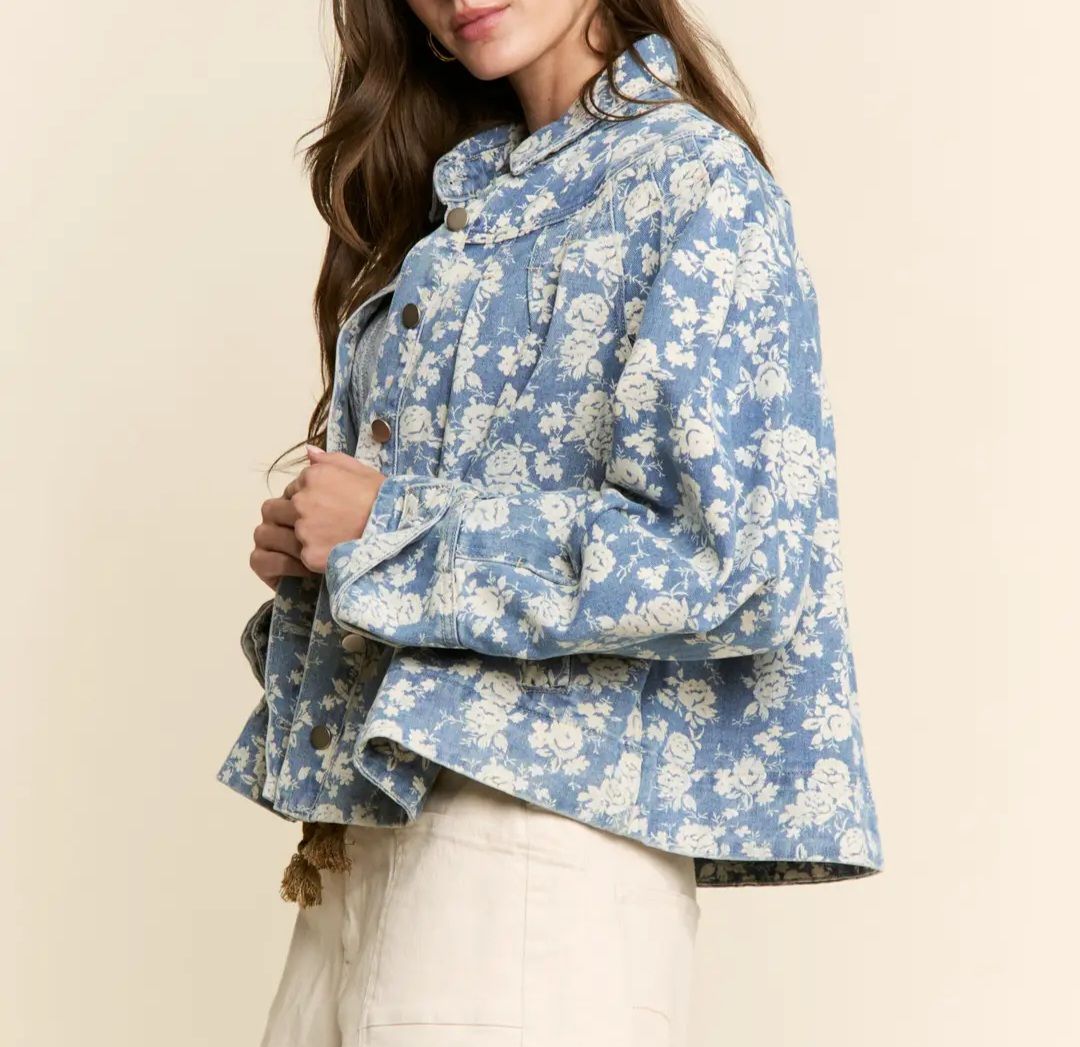 Patsy Floral Denim Jacket