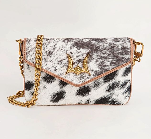 Loyal West On The Go Mini Chain Bag in Cowhide