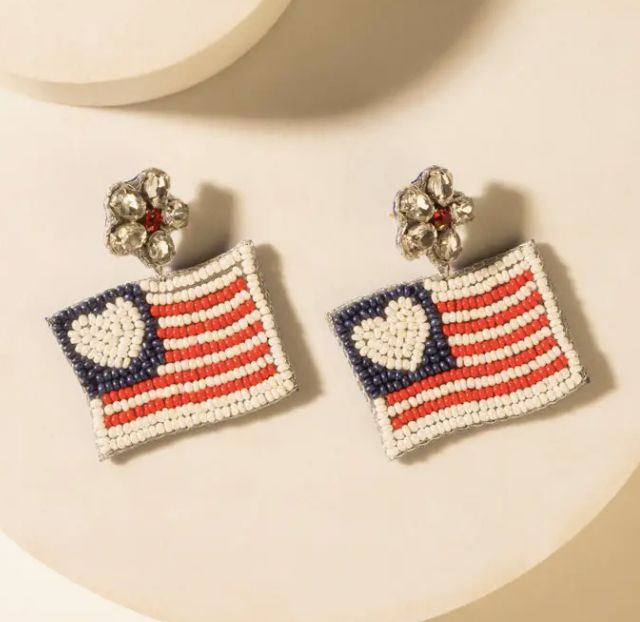 Myra Liberty Range Flag Earrings