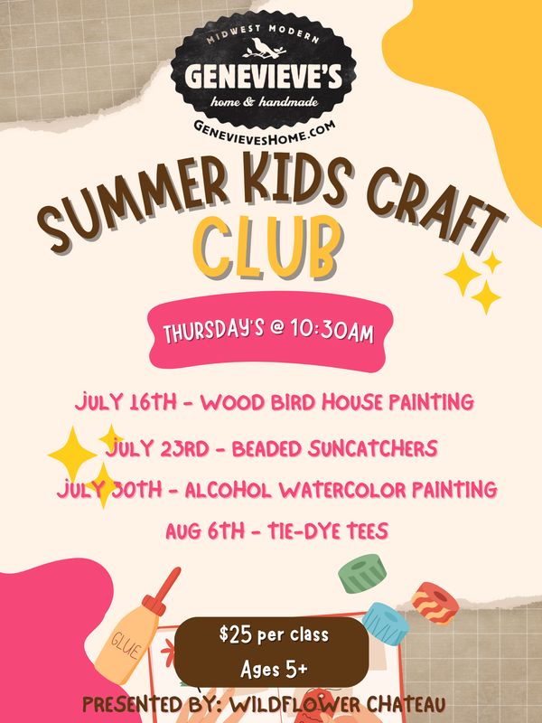 2026 Summer Kid's Craft Club - Round 2 2026 Summer Kid's Craft Club - Round 2