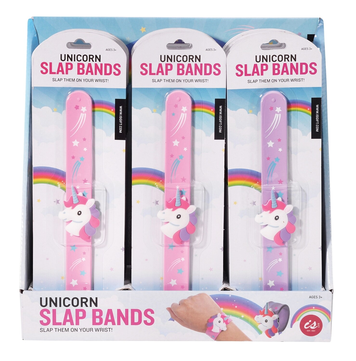 Unicorn and Dinosaur Slap Bands