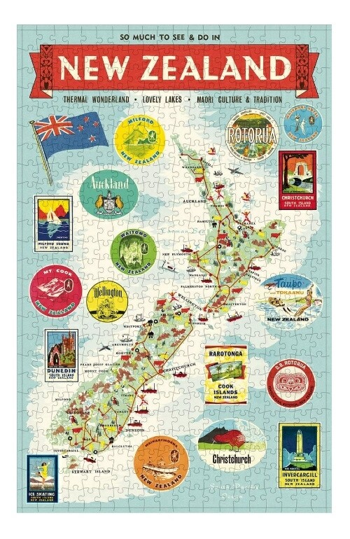 Puzzle National Parks 2 - Cavallini - 1000 pièces - Puzzles E-shop
