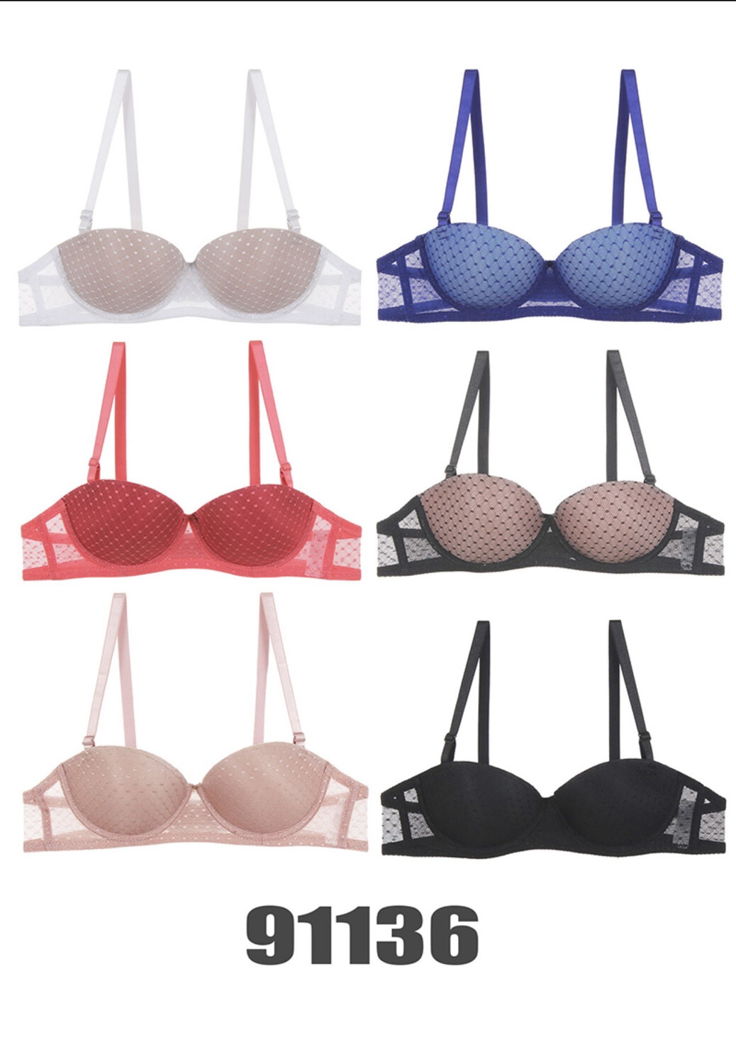 Lace Demi Bra A Cup