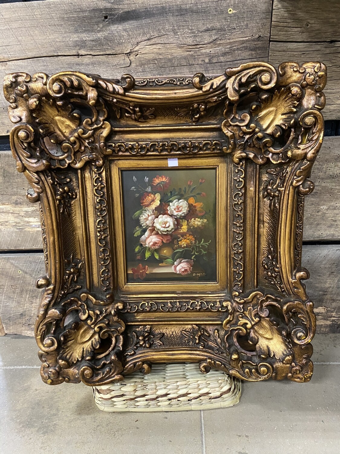 Large Floral Framed Wall Art