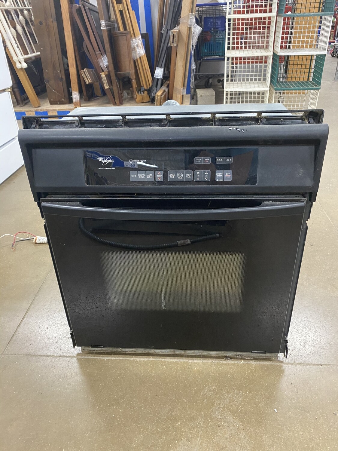 Whirlpool Black Wall Oven