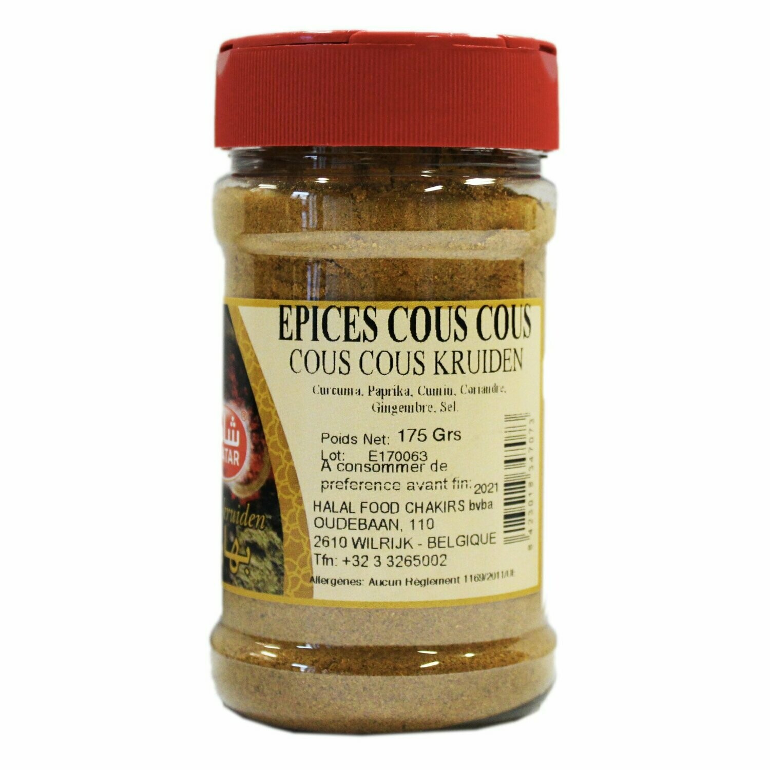 EPICES COUSCOUS 150G CHATAR