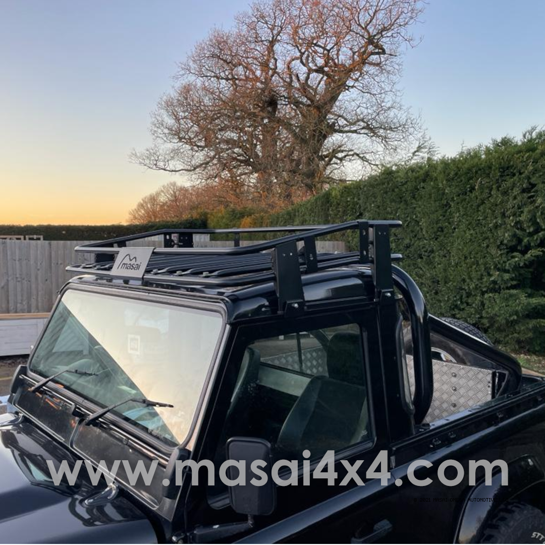 Masai Tubular Roof Rack for Defender 90 Pickup (Single Cab) – 0.9m ...