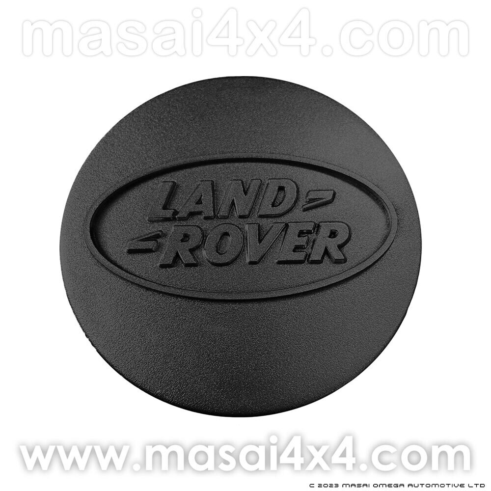 75mm Genuine Land Rover Wheel Centre Cap with Logo Pewter single