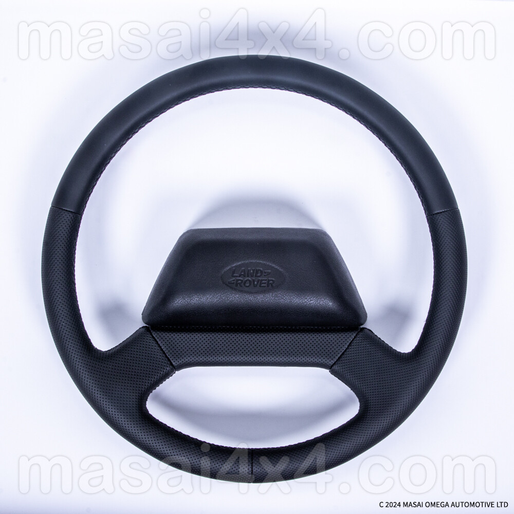 thumbnail image 2 of AllMakes 4x4 / Britpart Steering Wheel For Land Rover Defender 90/110/130 – 48 Spline, Black, QTB502130 2 of 5