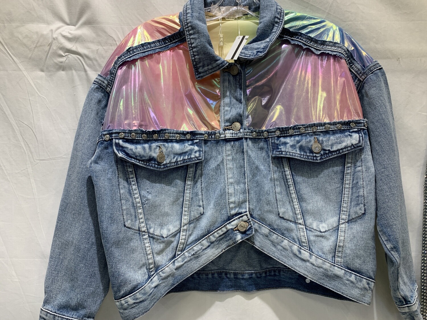 Rainbow Denim Jacket