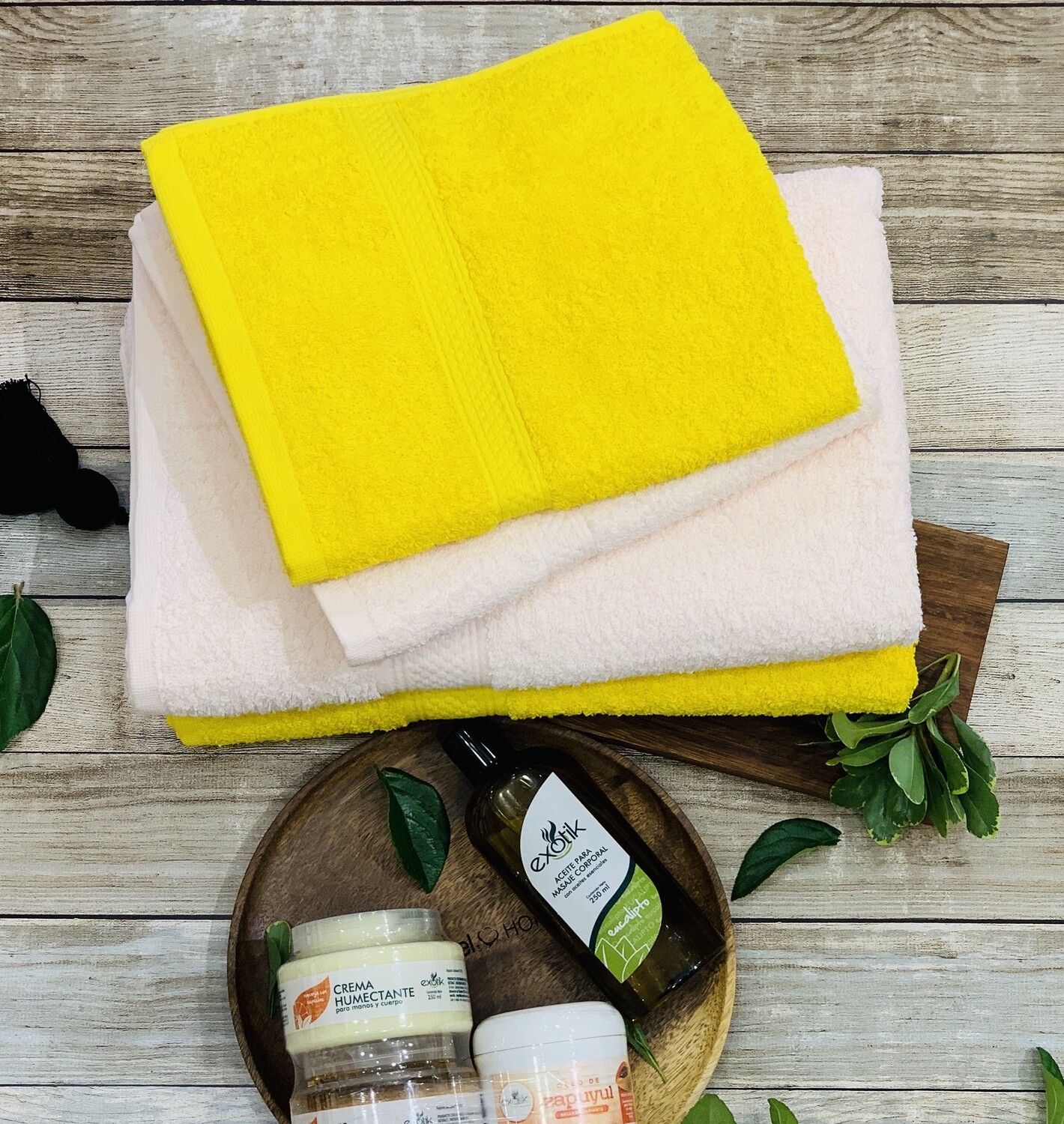 SET DE TOALLA PRIVE TAMAÑO BAÑO + MANOS