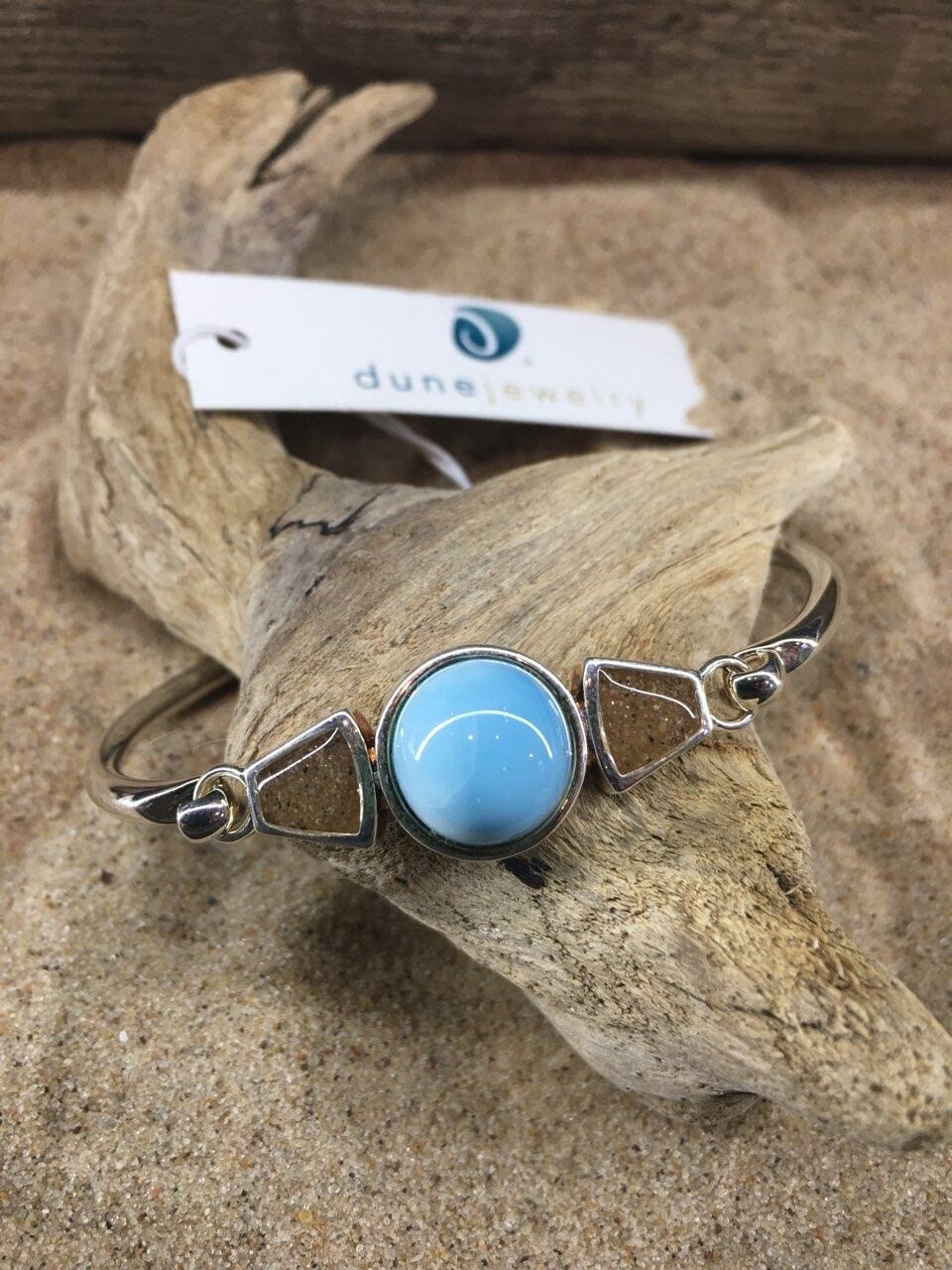 Dune Jewelry Modern Sterling Larimar Bracelet