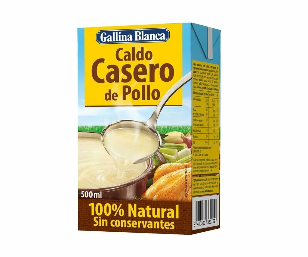 Caldo casero pollo GALLINA BLANCA 0,5 l.