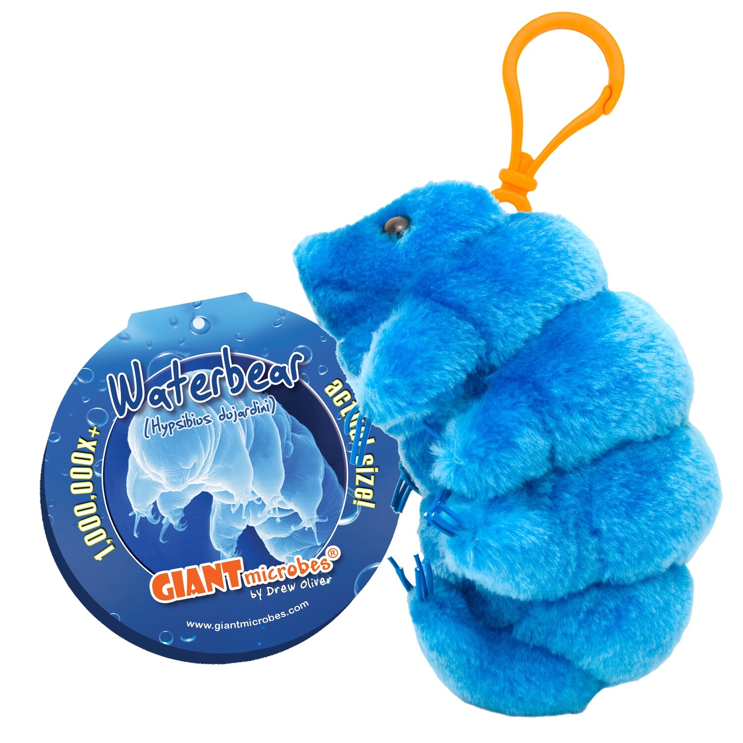 Giant Microbe KeyChain Waterbear
