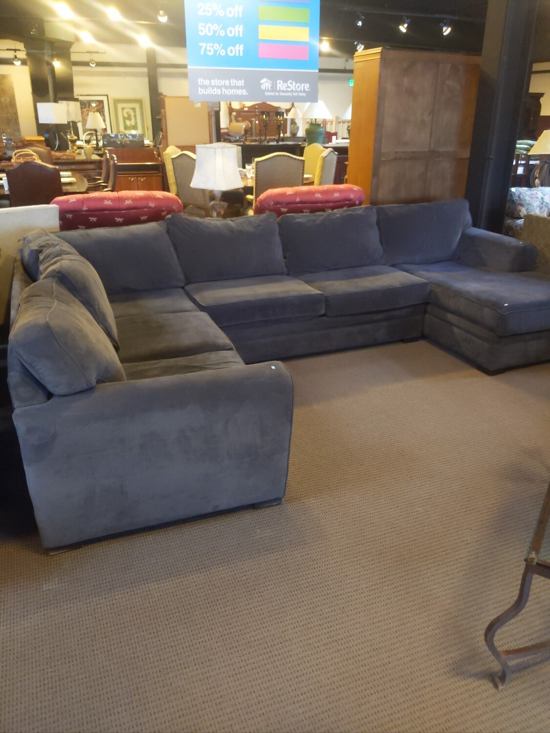 Dark Grey Sectional Sofa