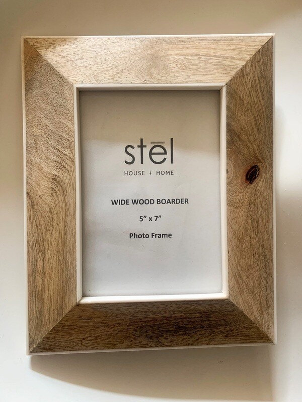 WIDE WOOD BORDER FRAME 4x6