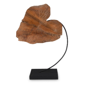LEAF SCULPTURE 14X4X19