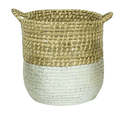 SEAGRASS BASKET LG w/handles