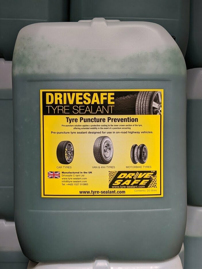 Drivesafe car tyre sealant 20litre