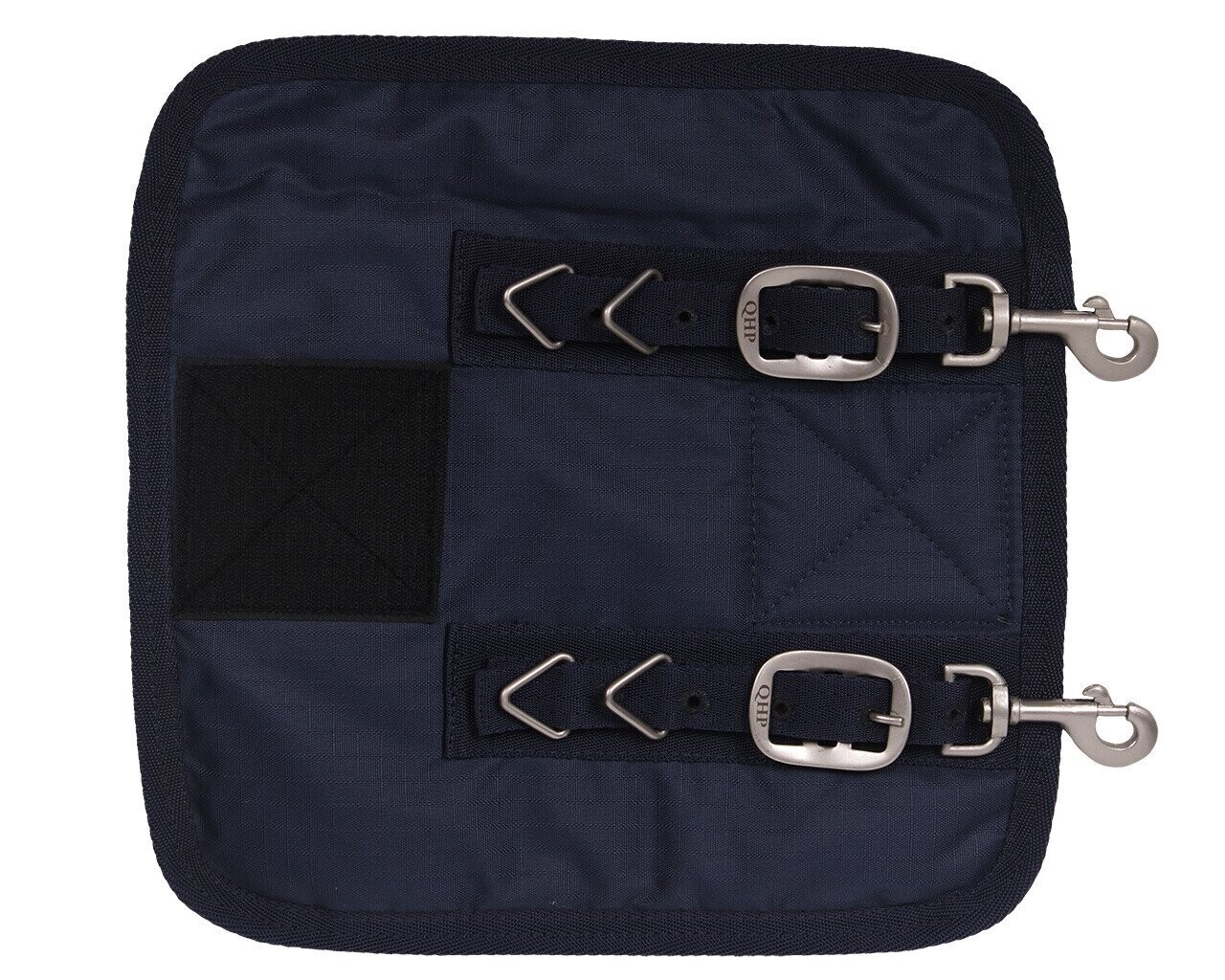Extension De Poitrail Pour Couverture Cheval En Polaire - Taille L/140-155 Cm, Couleur Noir - Ajustement Pour Poitrine Large