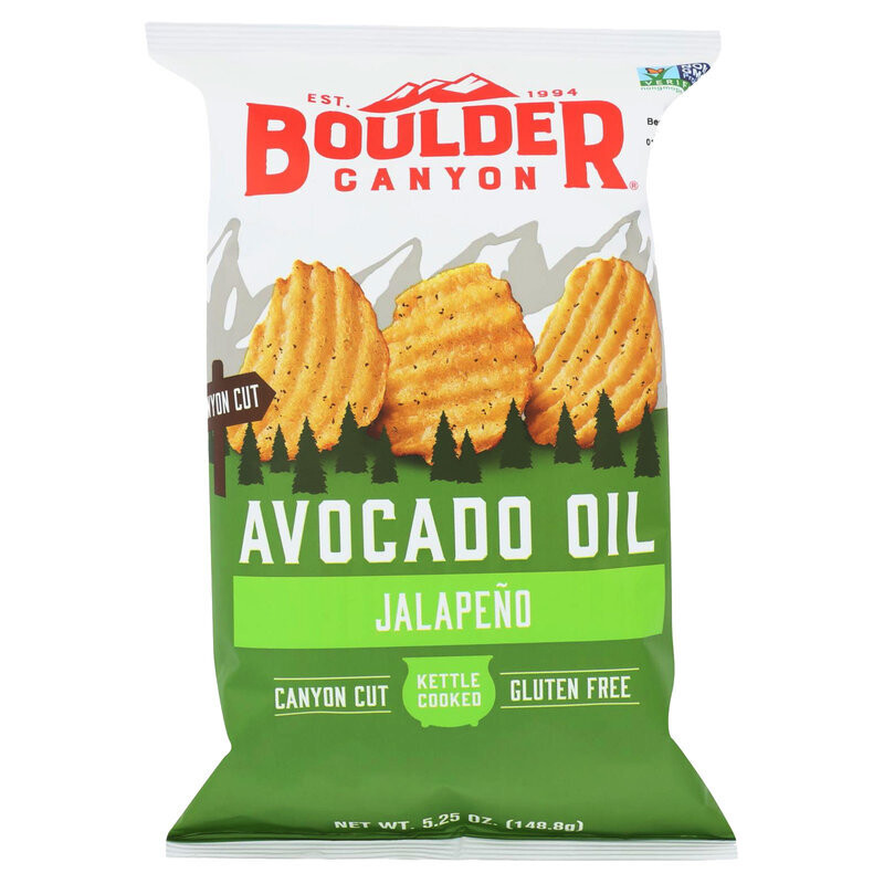 Boulder Canyon Avocado Oil Jalapeño Chips 5.25oz Food Items Tara