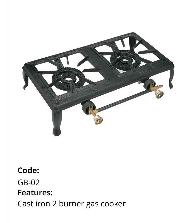 2 BURNER CAST IRON STOVE GB02