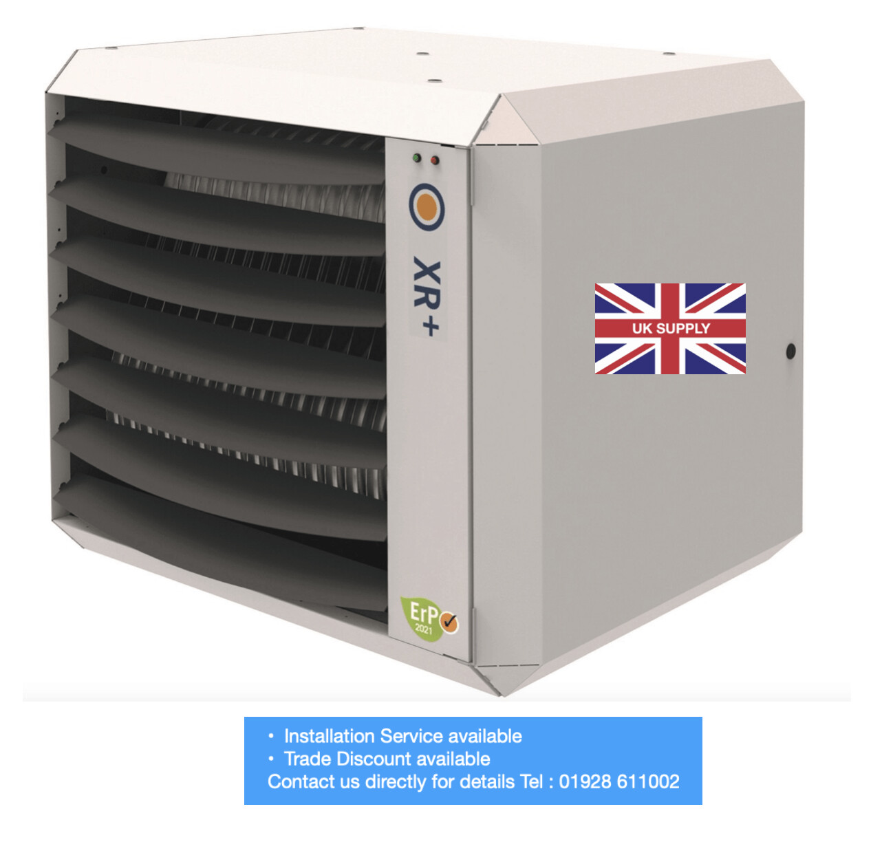 XR60+ GAS WARM AIR HEATER (61.2kW) Factory Heaters
