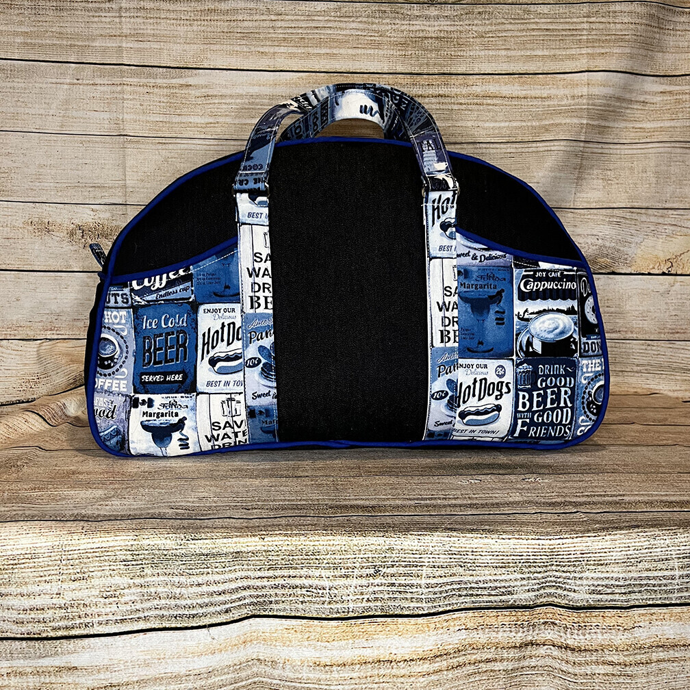 Betty Bowler Bag Black/Blue Store Seasons Gift Shop