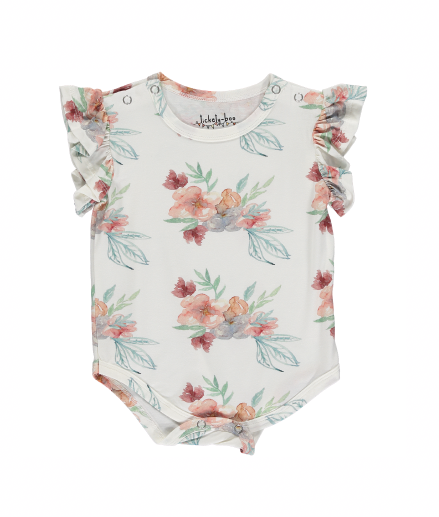 Flutter Onesie Summer Blooms Store Seasons Gift Shop
